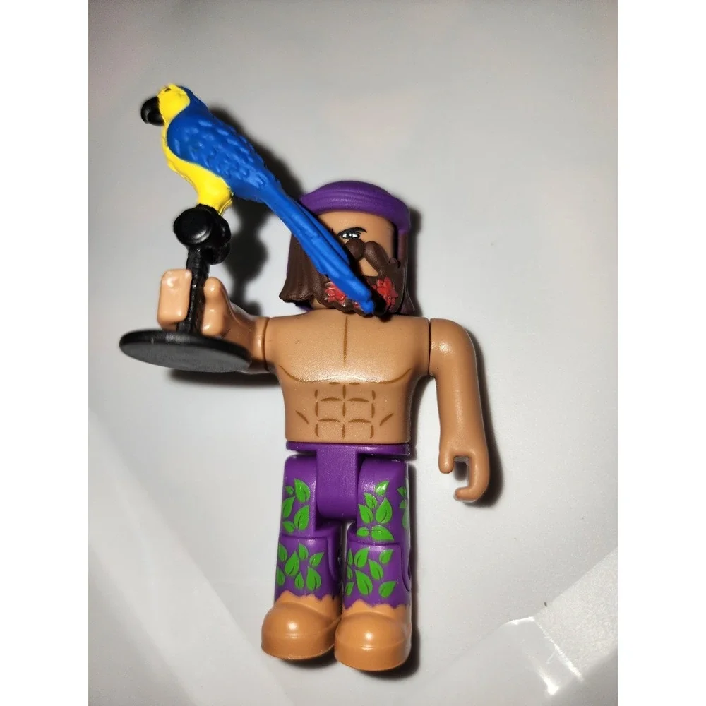 Shirtless Mystery Roblox Replacement Toy Figure Bird Parrot blind bag